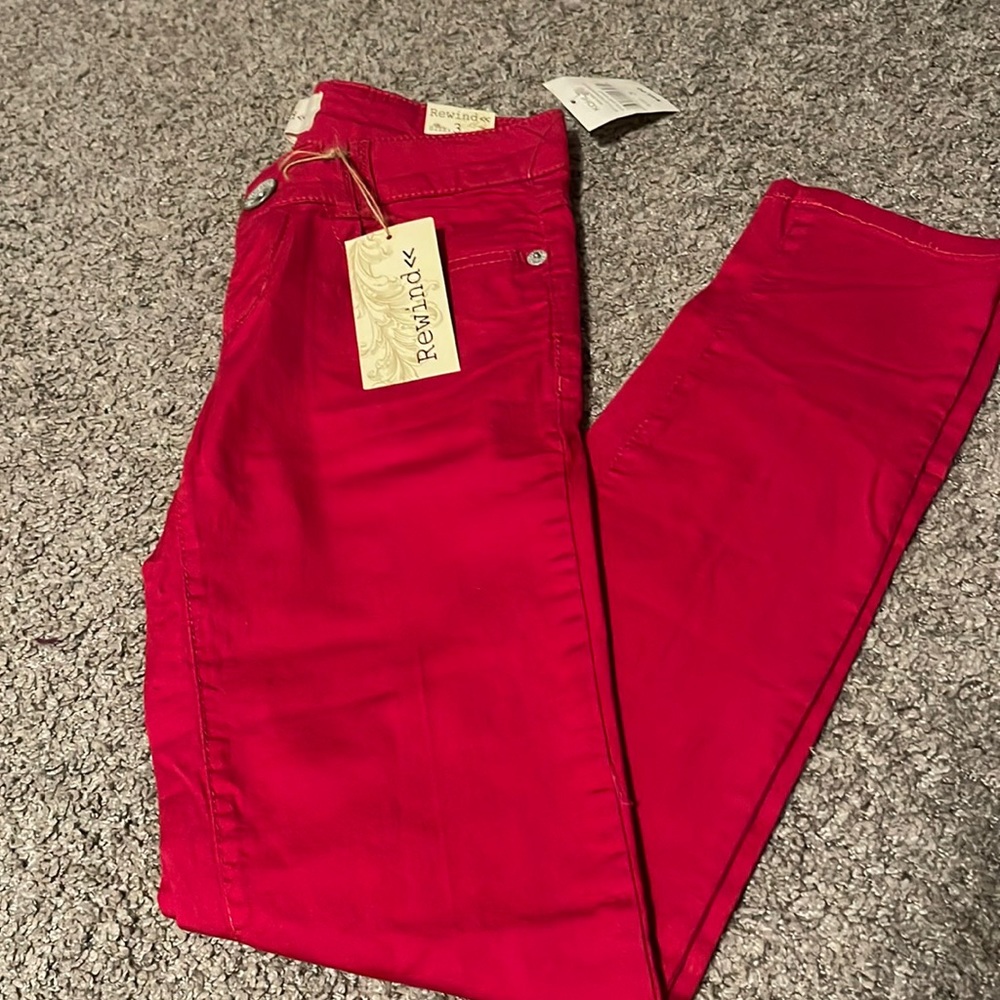 Red Rewind Skinny Jeans